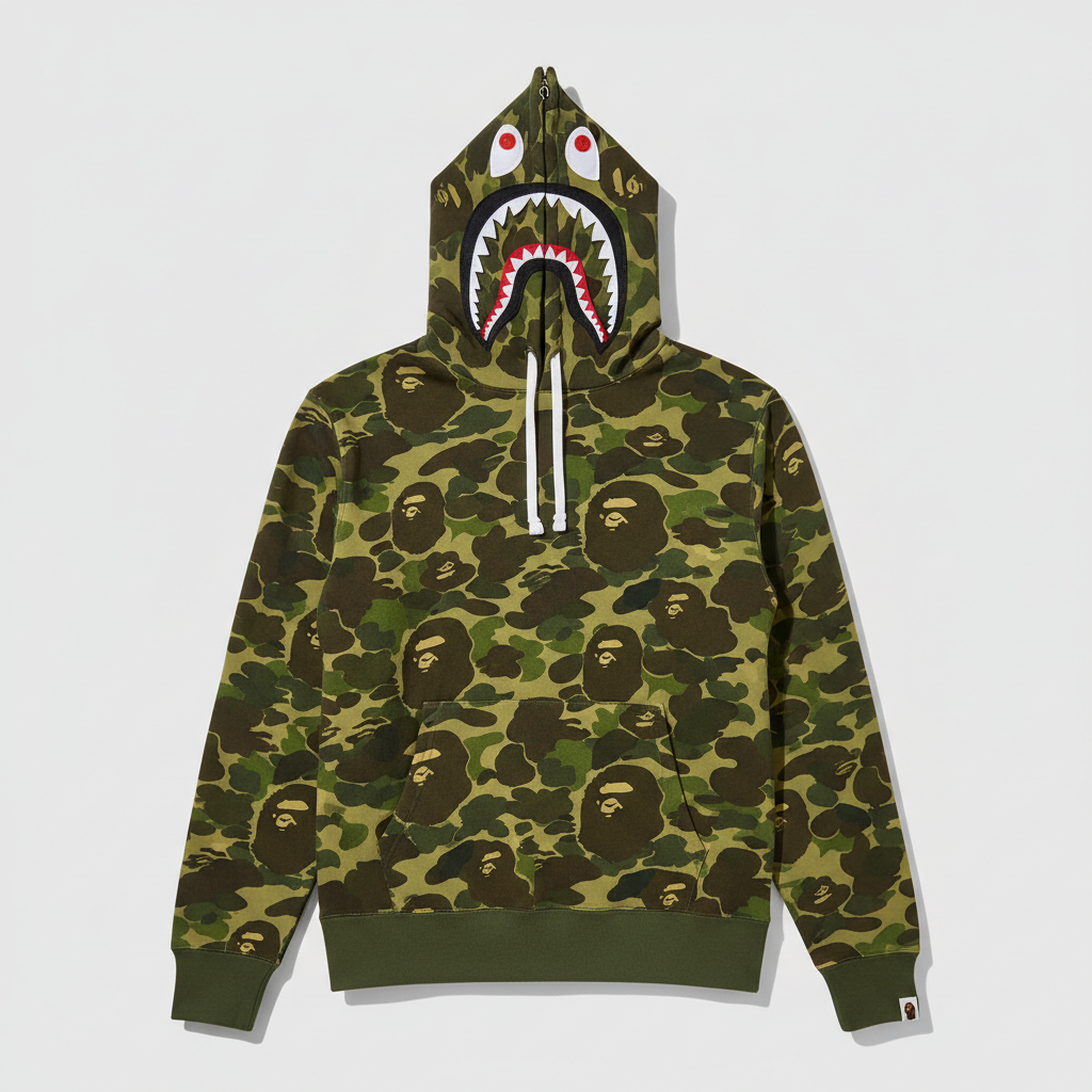 A BATHING APE® 1st Camo Shark Full Zip Hoodie