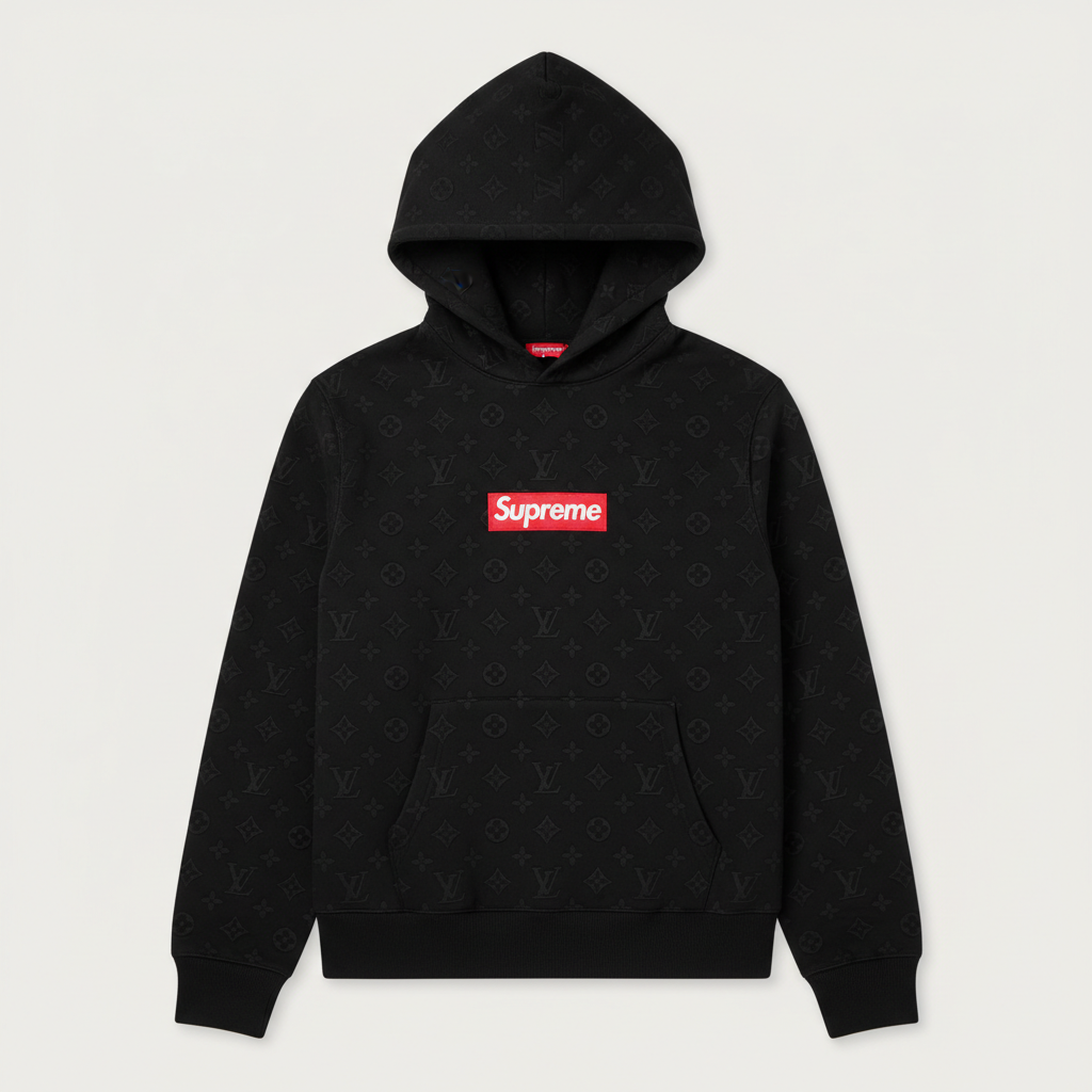 Supreme x Louis Vuitton Monogram Hoodie