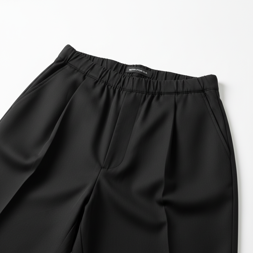 DAILY RIDER PLEATS (UNISEX) - BLACK thumbnail 3