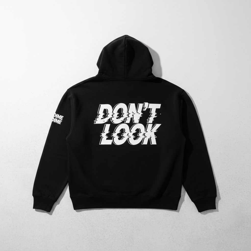 Dime MTL Classic Don't Look Hoodie thumbnail 2