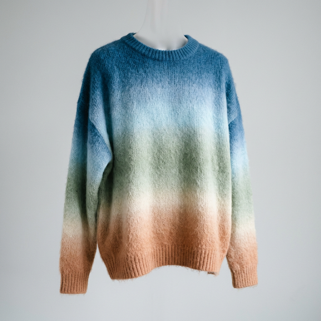 Casablanca Gradient Mohair Knit