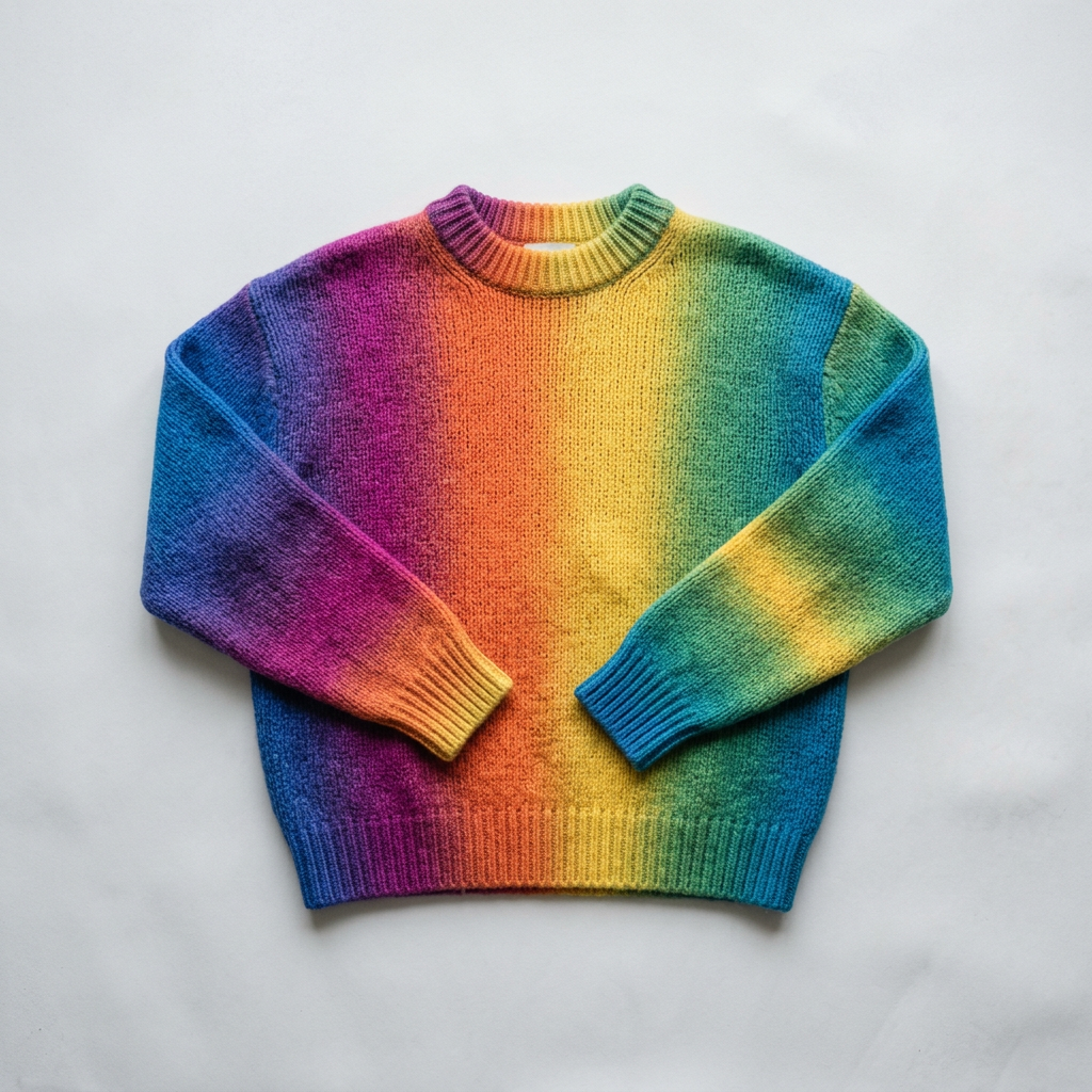 ERL Gradient Rainbow Sweater Knit