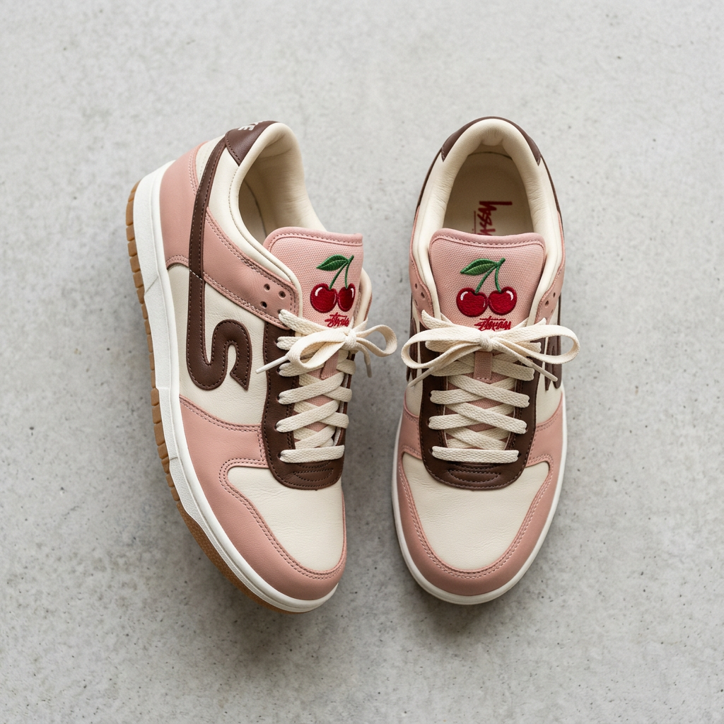Stüssy x Nike Dunks 'Cherry'