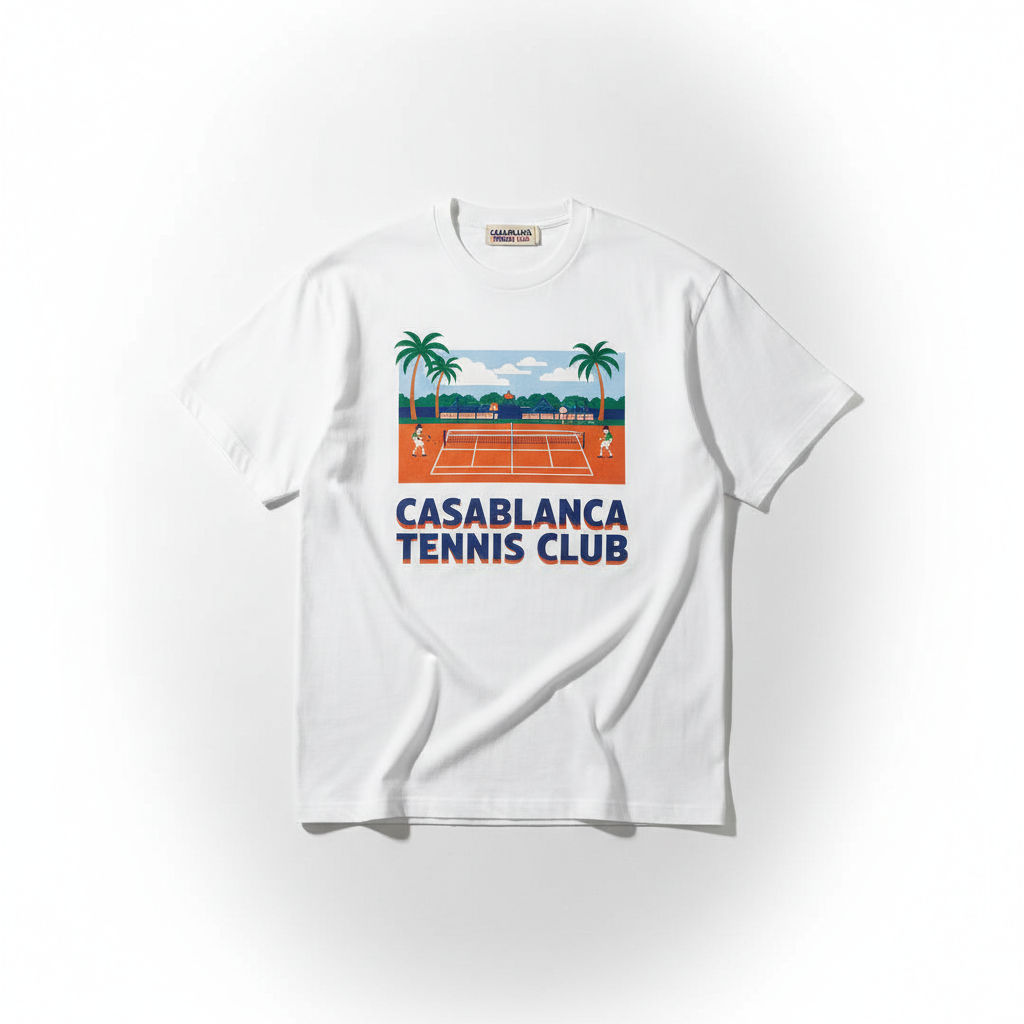 Casablanca 'Tennis Club' T-Shirt