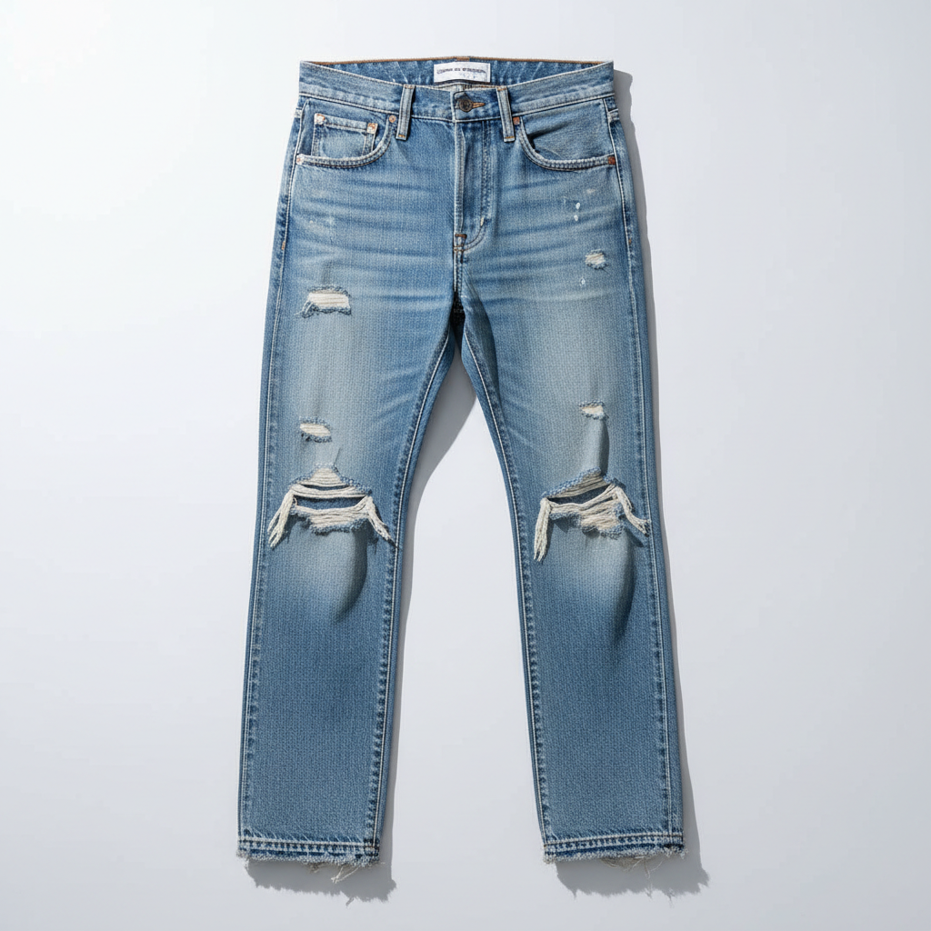 Comme des Garçons Homme Plus Distressed Jeans