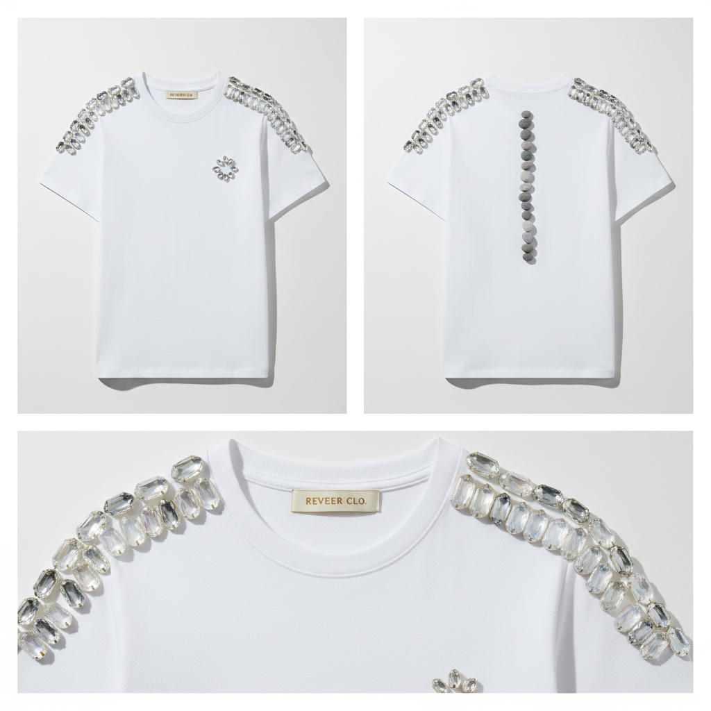 'SPHERE' TEE - WHITE thumbnail 3