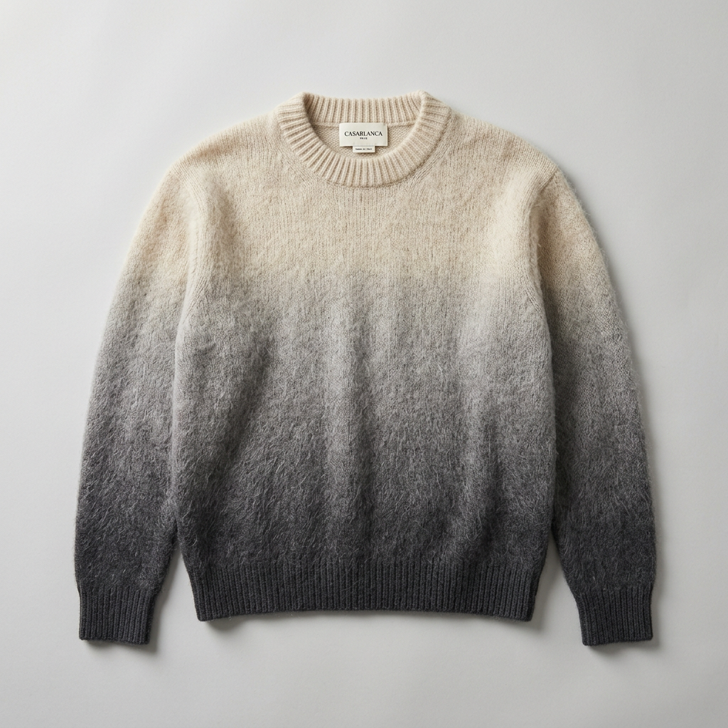 Casablanca Gradient Mohair Knit