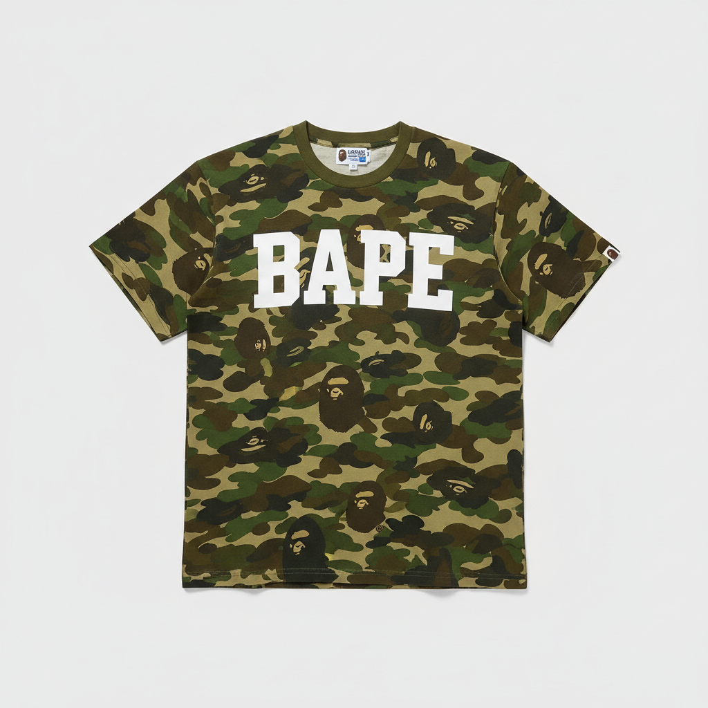 A BATHING APE® ABC Camo College Tee