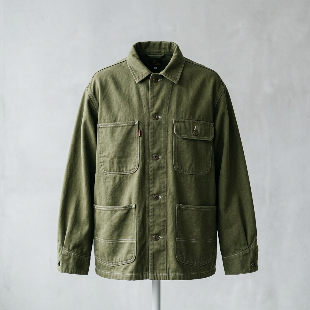 Needles Reversed Sateen Coverall Jacket