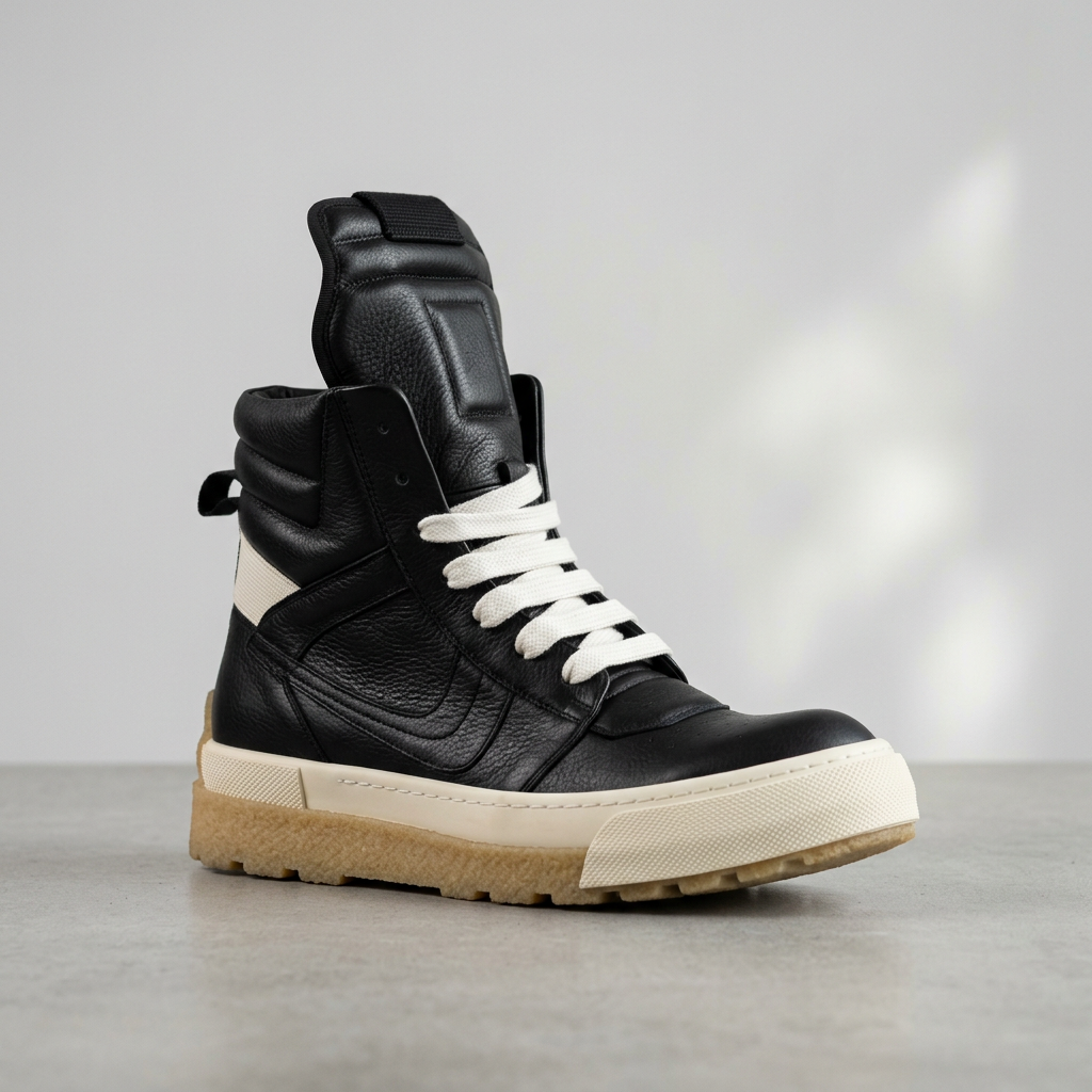 Rick Owens DRKSHDW 'Dunk' High-Top Sneaker