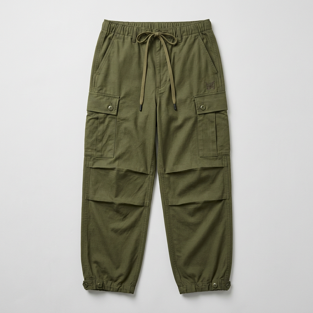 Needles Reversed Sateen String Fatigue Trousers