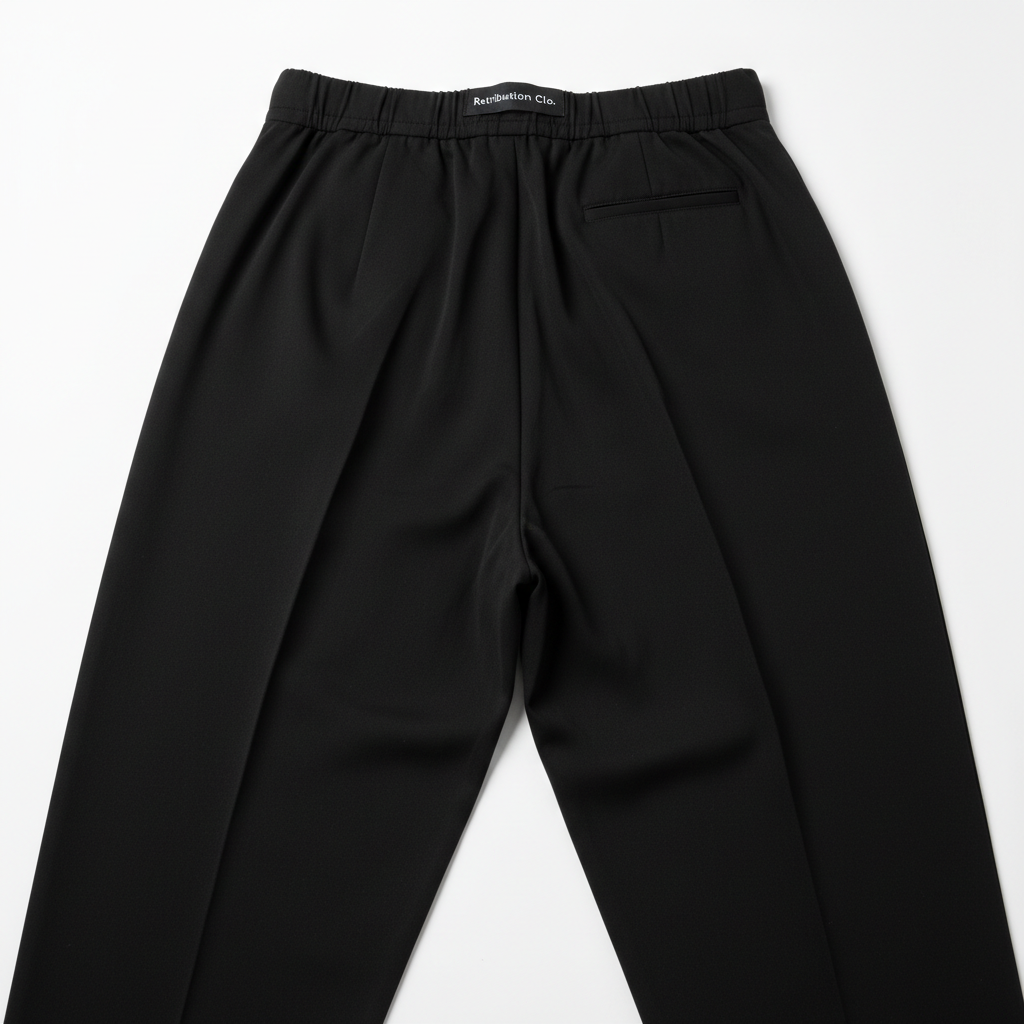 DAILY RIDER PLEATS (UNISEX) - BLACK thumbnail 2