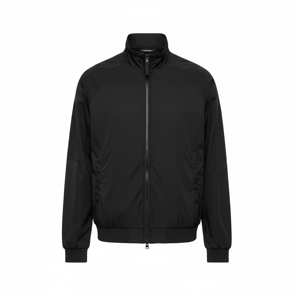 Fear of God Black Nylon Track Jacket