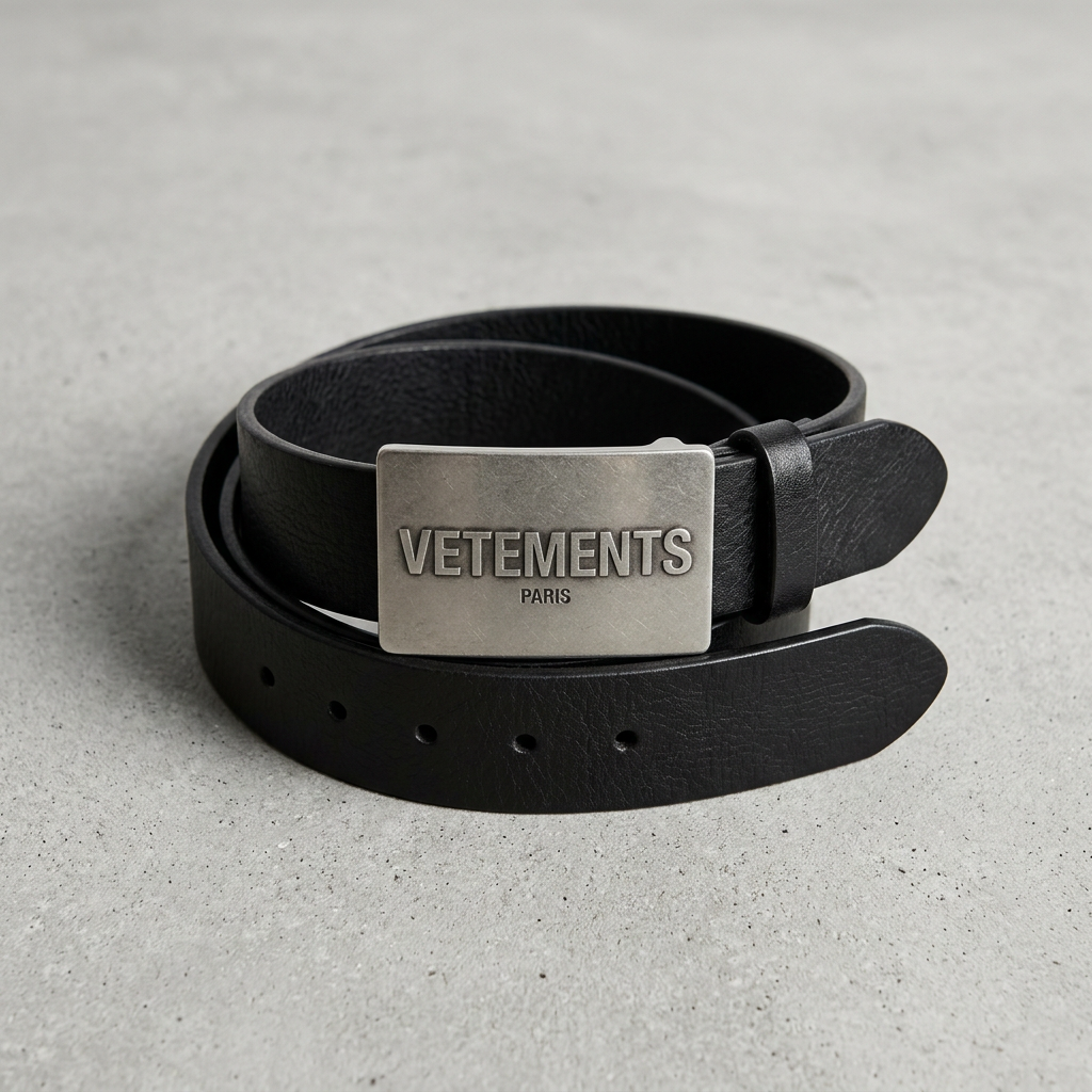 Black Iconic Logo Ring
