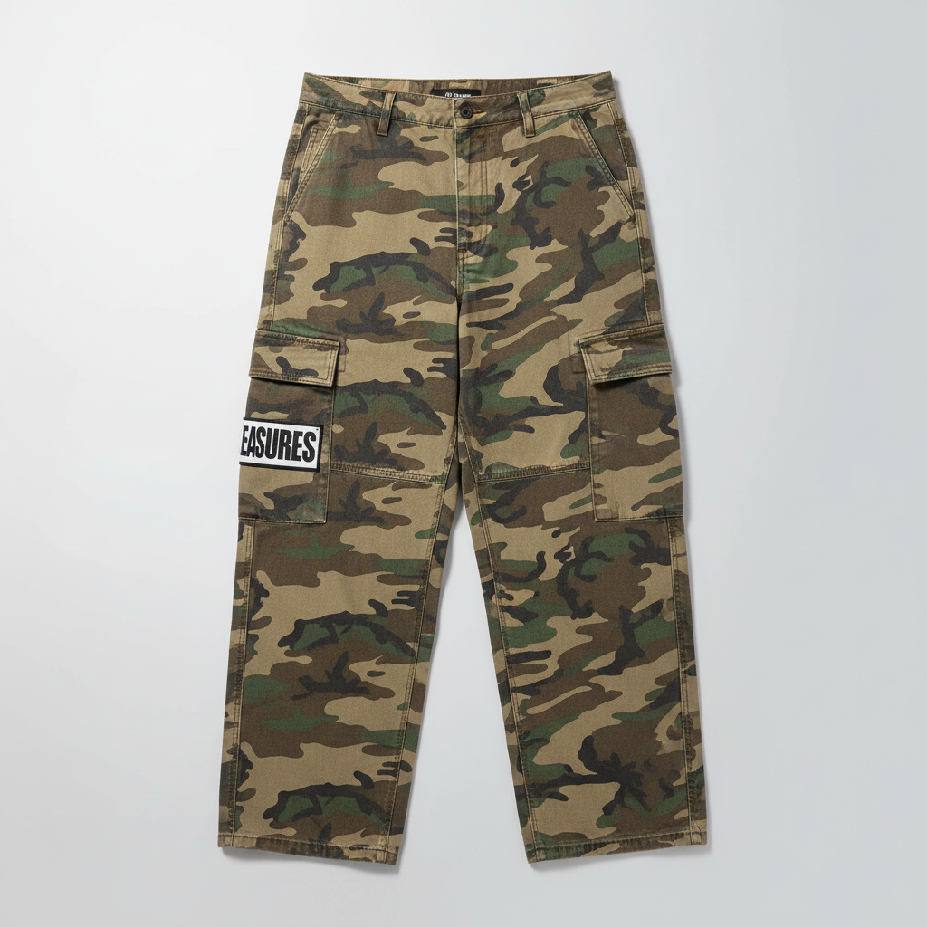 Pleasures Gem Wide Pants 'Camo'