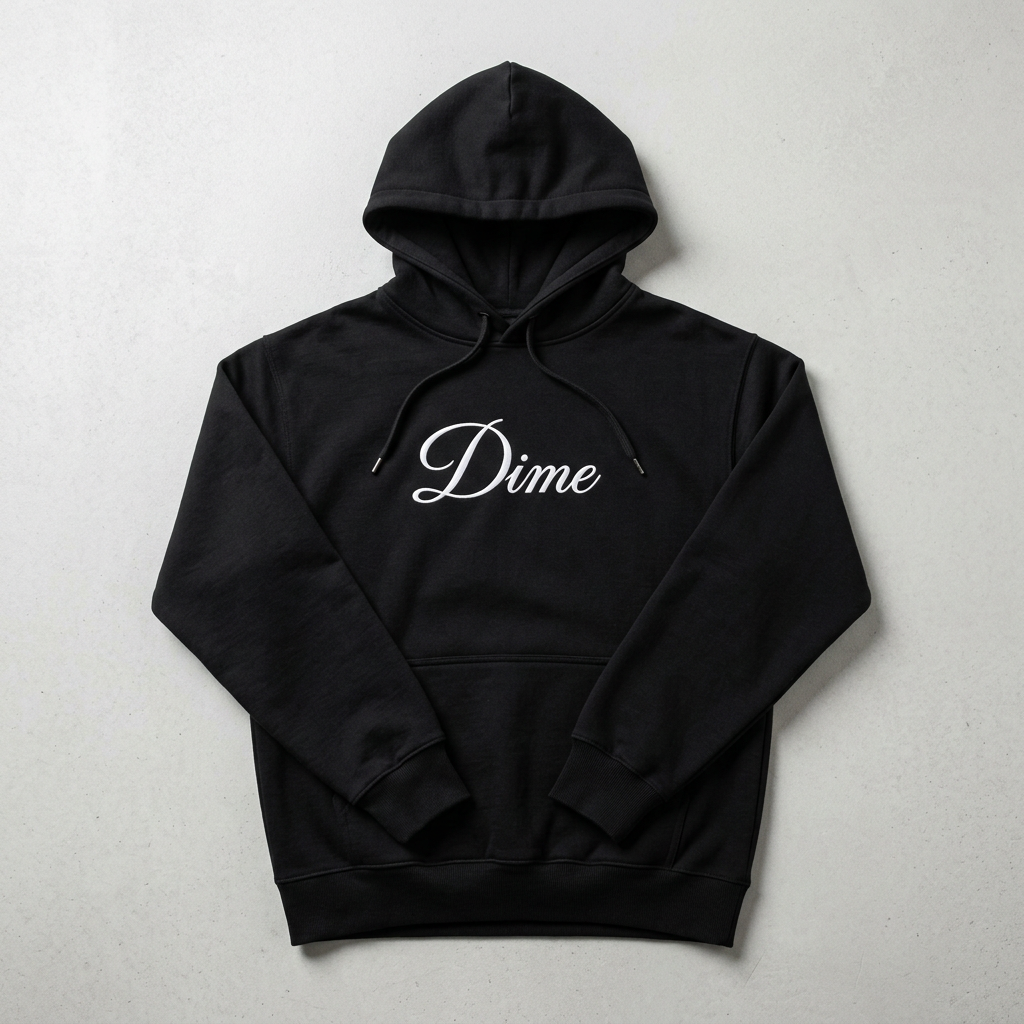 Dime Cursive Logo Hoodie