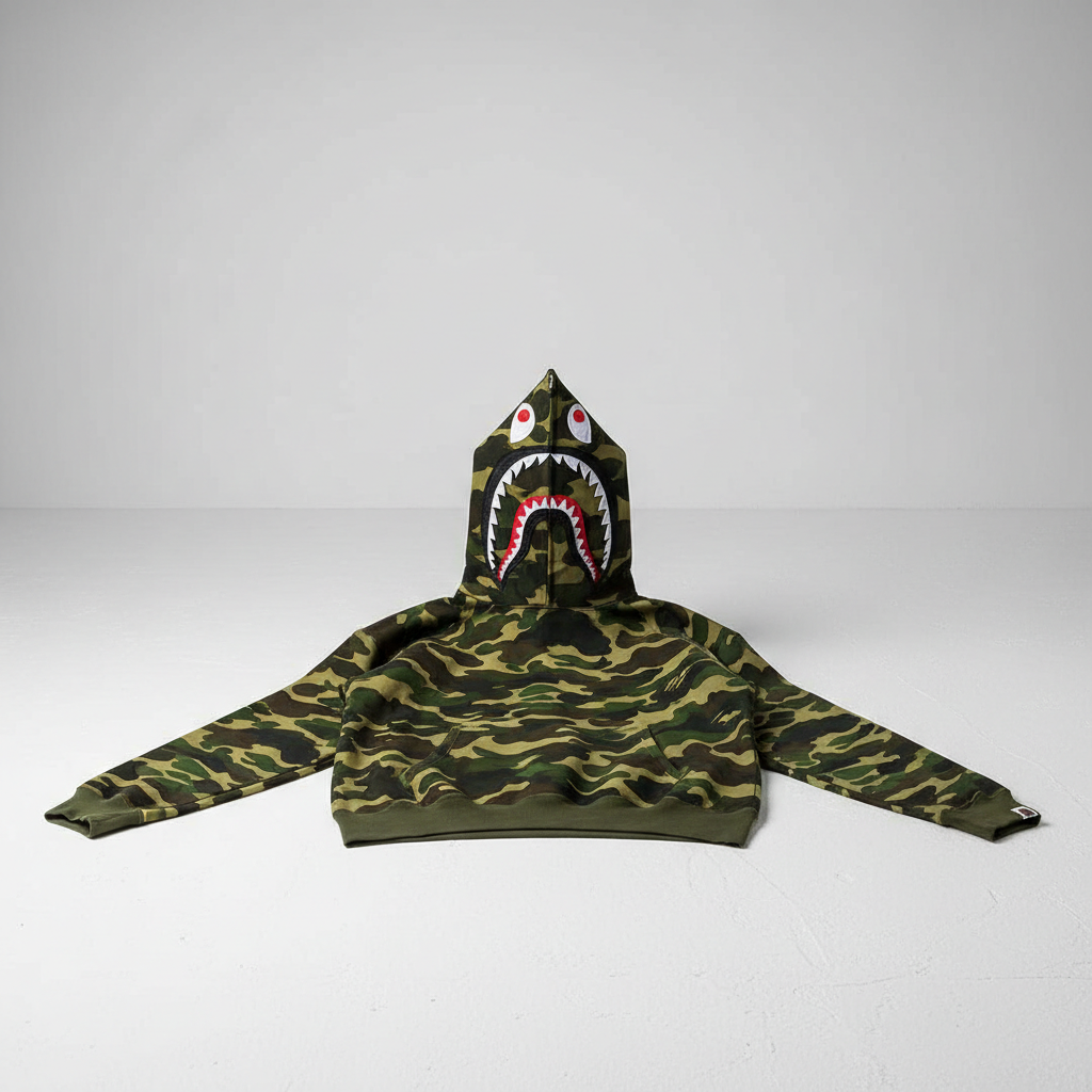 A BATHING APE® 1st Camo Shark Full Zip Hoodie