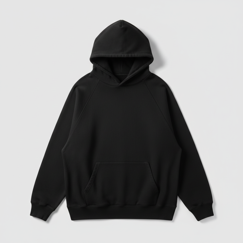 Fear of God Black '26' Classic Half Raglan Hoodie