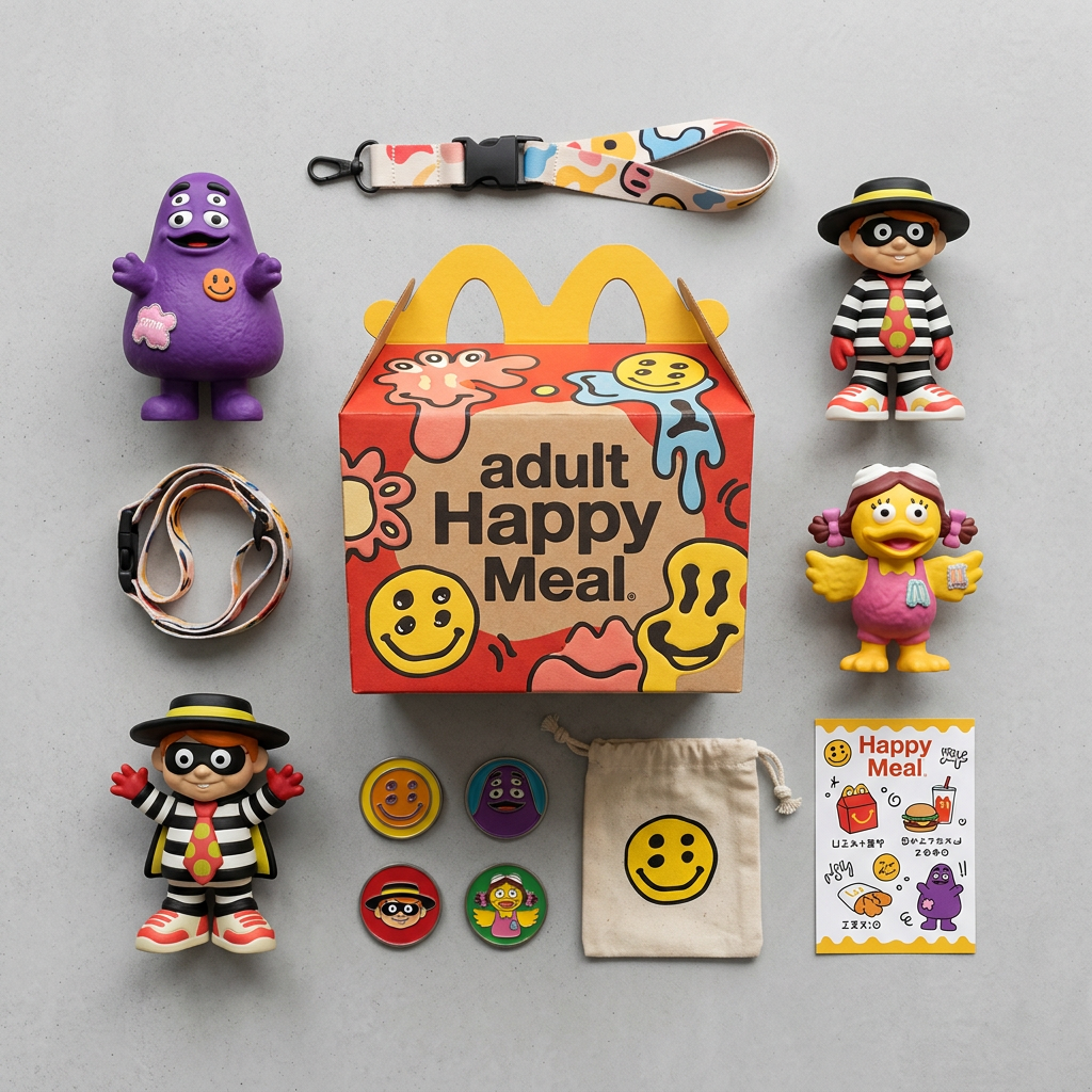 Cactus Plant Flea Market x McDonald's Adult Happy Meal Box