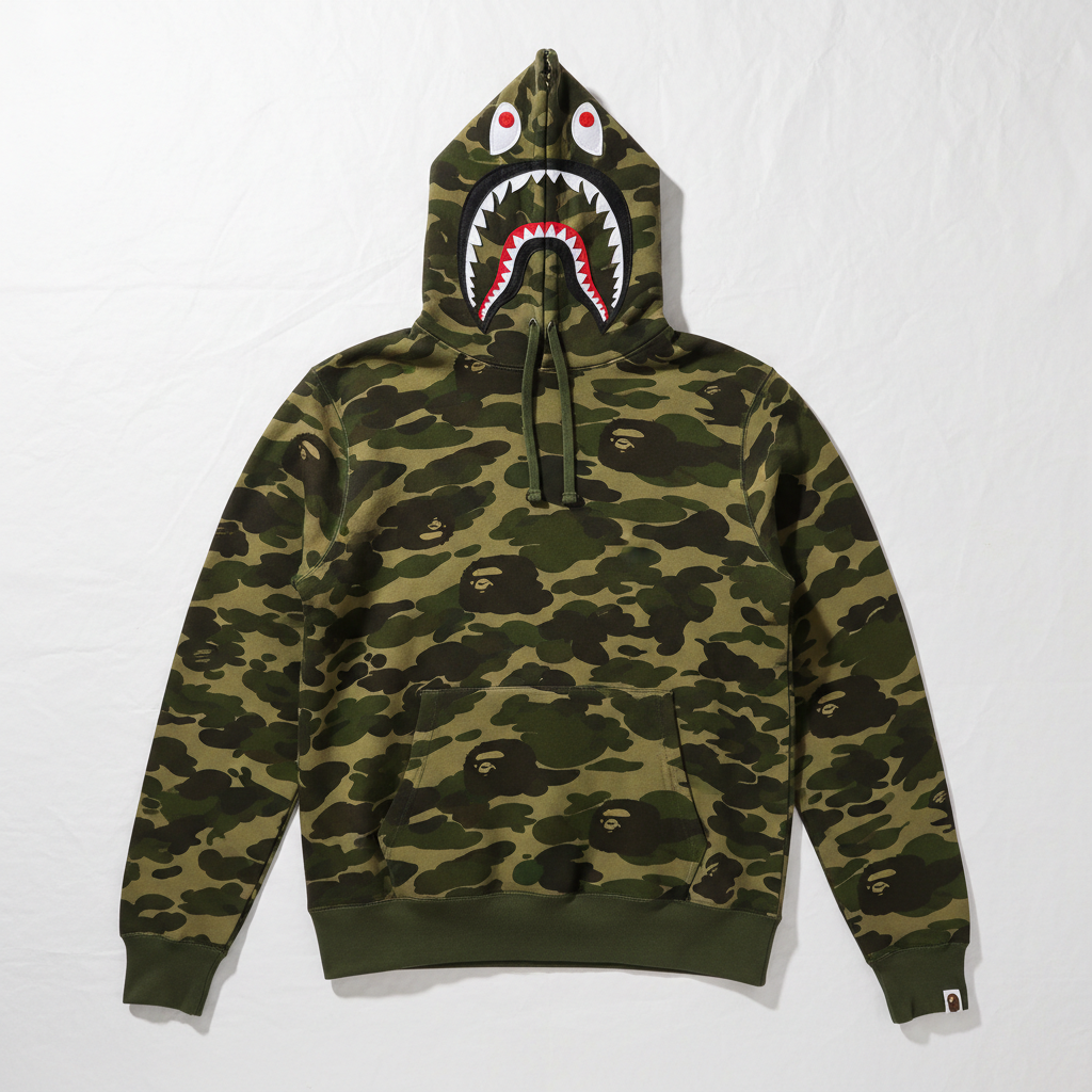 A BATHING APE® 1st Camo Shark Full Zip Hoodie