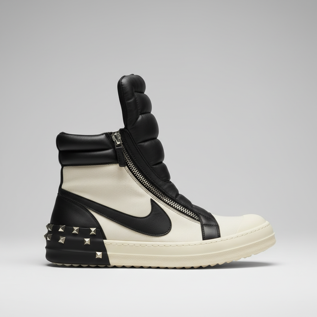 Rick Owens DRKSHDW 'Dunk' High-Top Sneaker