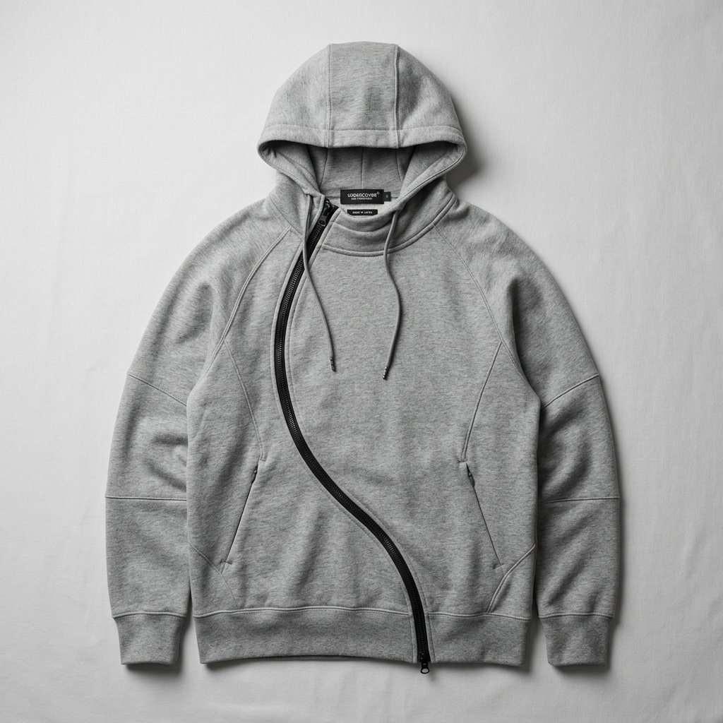 Undercover x Champion Curved Zip-Up Hoodie
