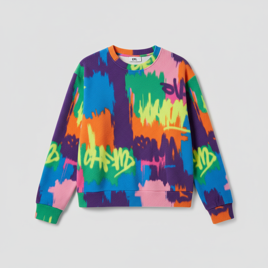 ERL Printed Fleece Shirt
