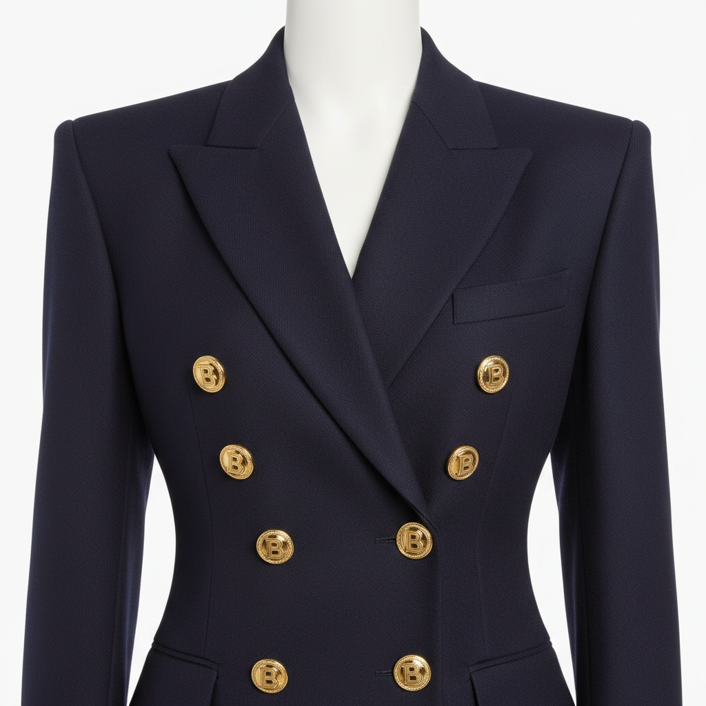 Balmain Double-Breasted Blazer thumbnail 3