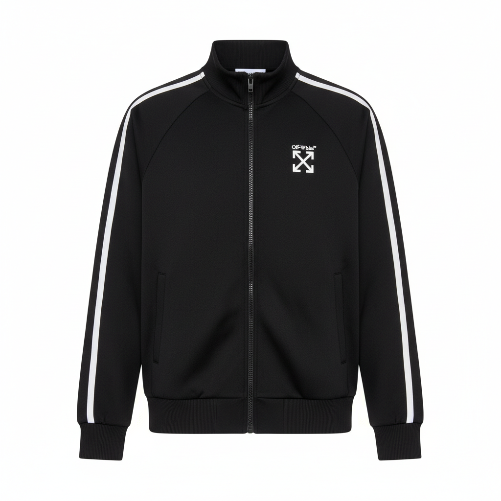 Off-White Diagonal Outline Track Jacket
