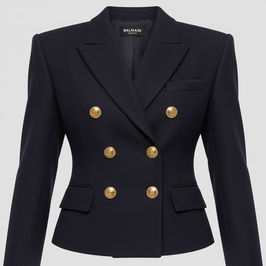 Balmain Double-Breasted Blazer thumbnail 3