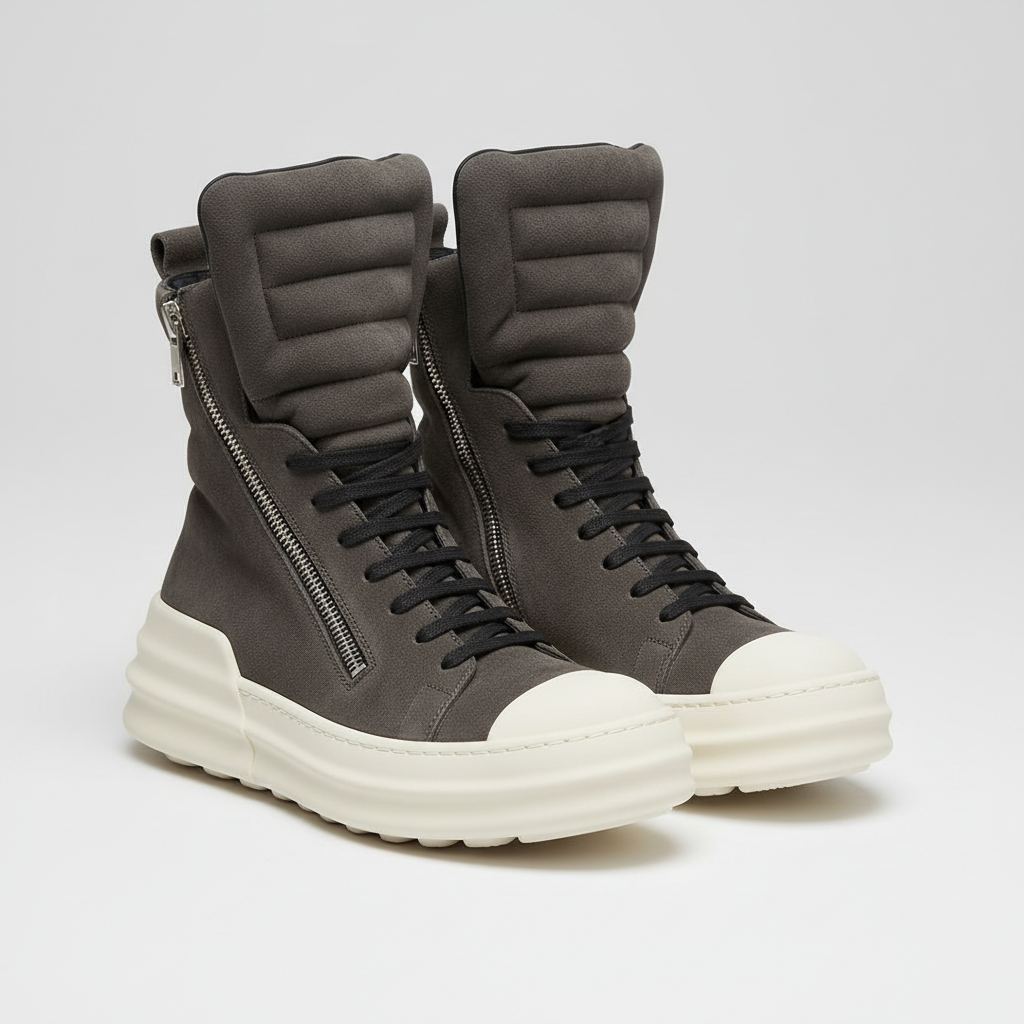 Rick Owens Geobasket High-Top Sneakers