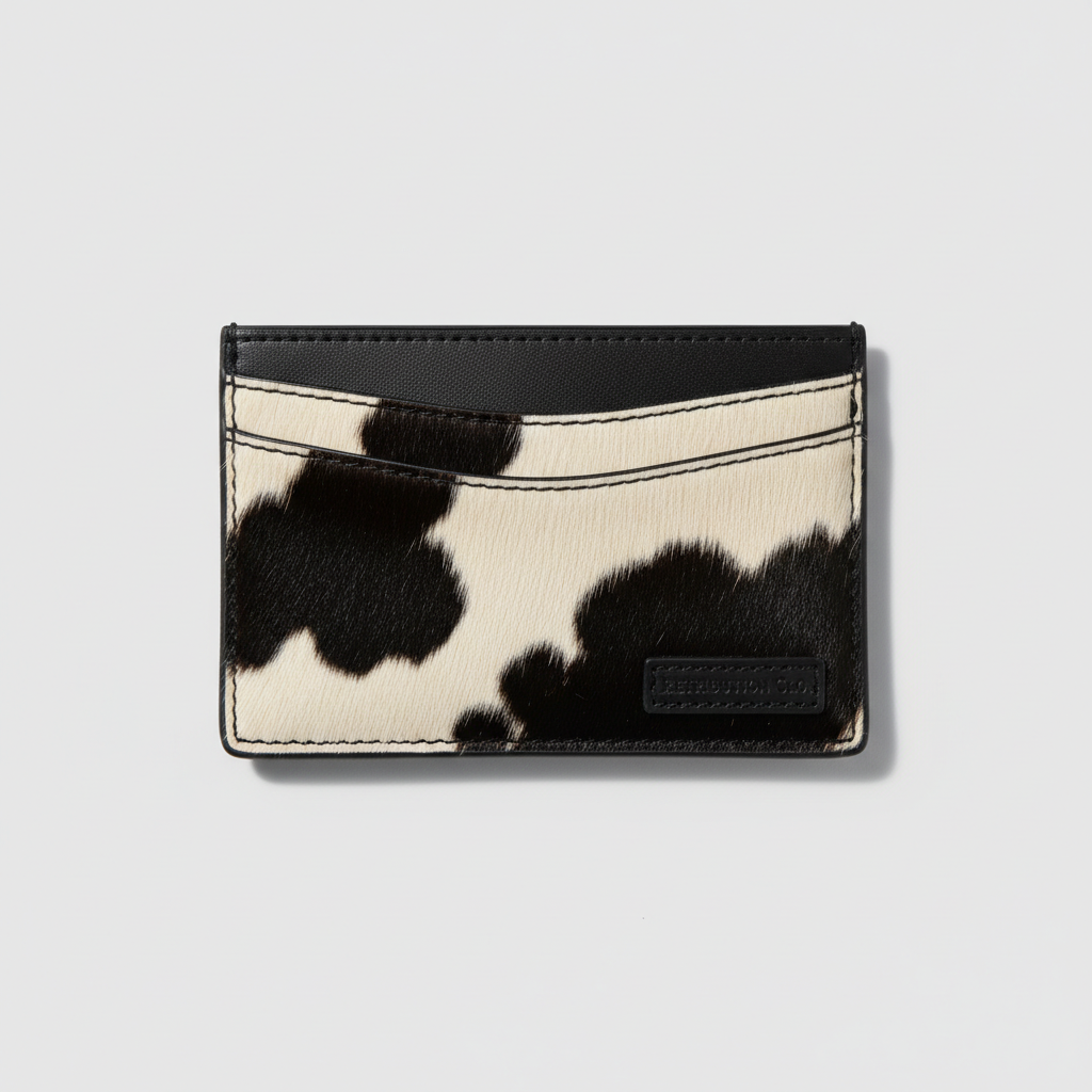 THE BOUNTY CARDHOLDER - BLACK/WHITE HIDE thumbnail 3