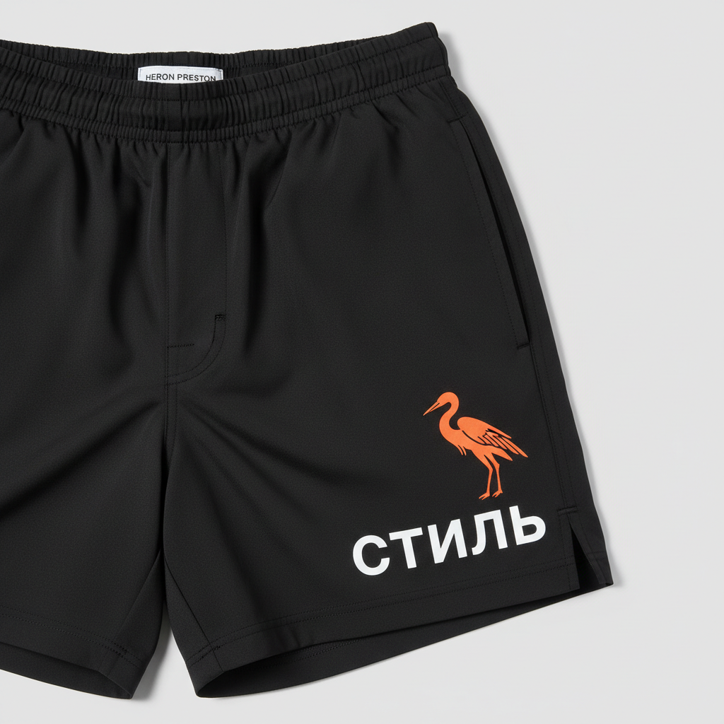 Heron Preston Active Logo Shorts thumbnail 3