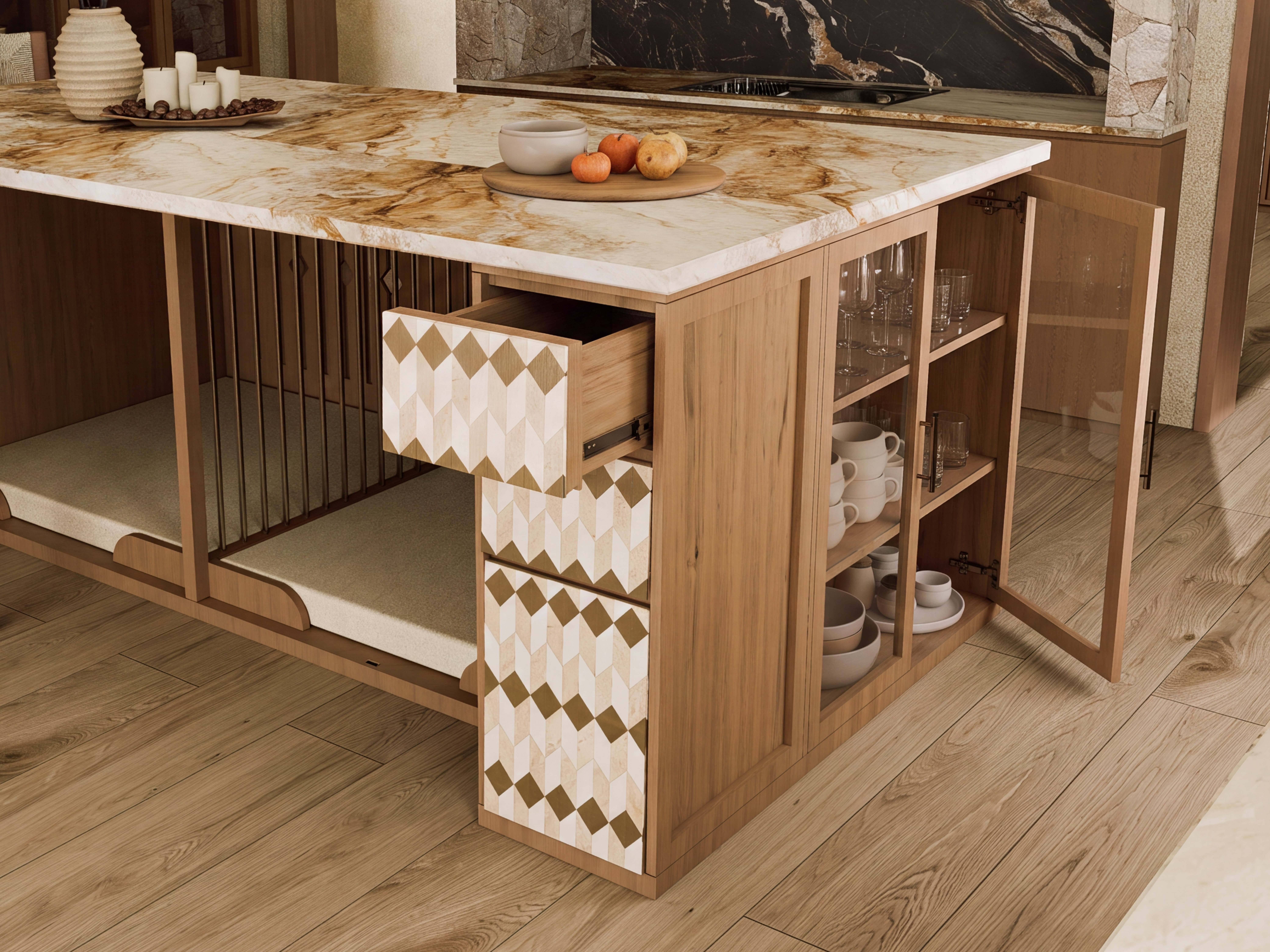 The Island Companion Suite gallery image 2 — HĀM Studio bespoke pet architecture