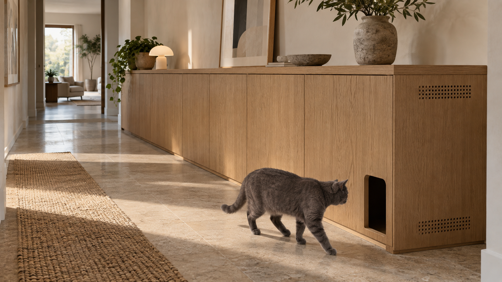 Hiding the Litter Box Without Failing the Cat