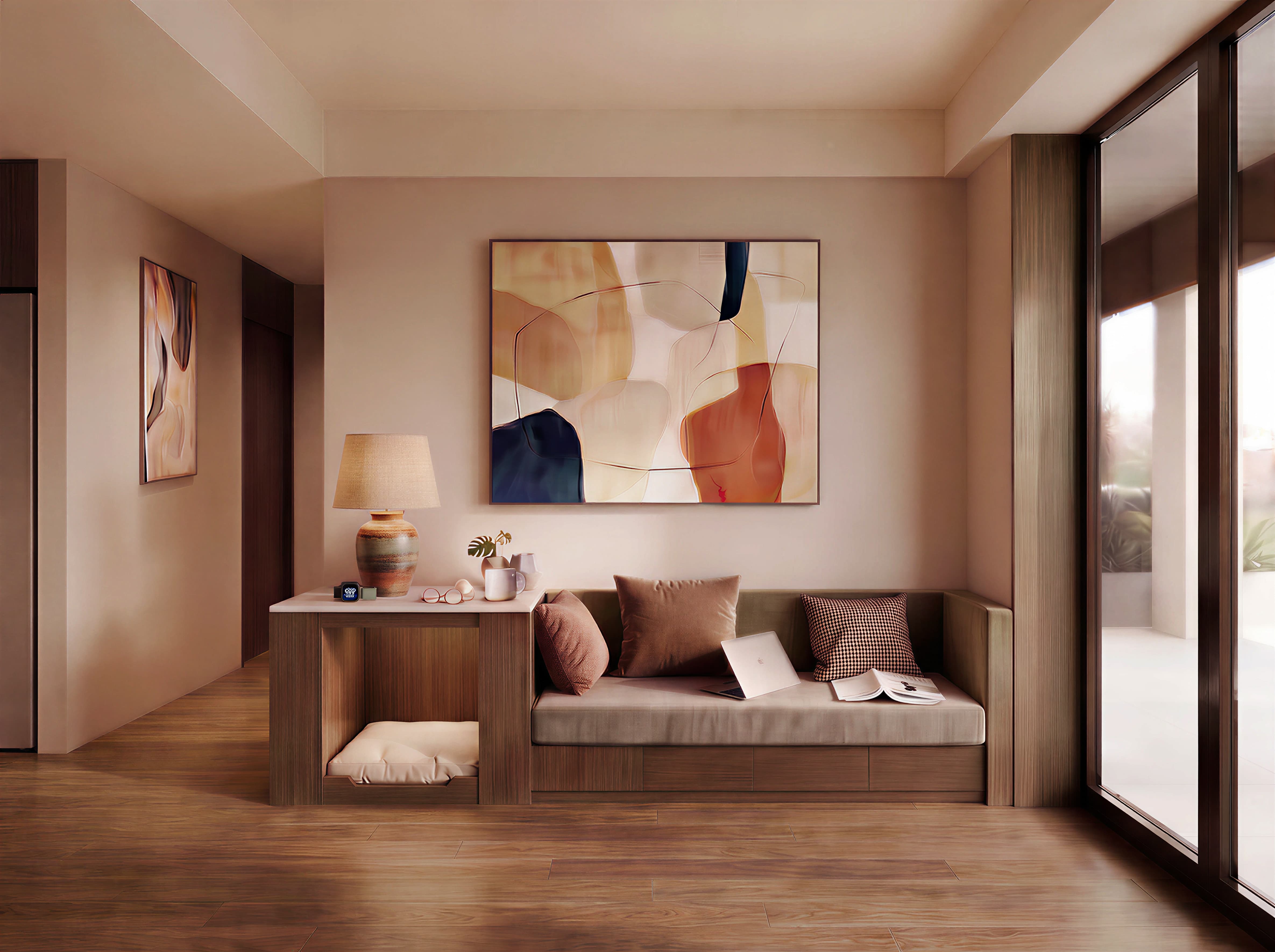 The Den & Sofa Suite — bespoke suite pet architecture by HĀM Studio