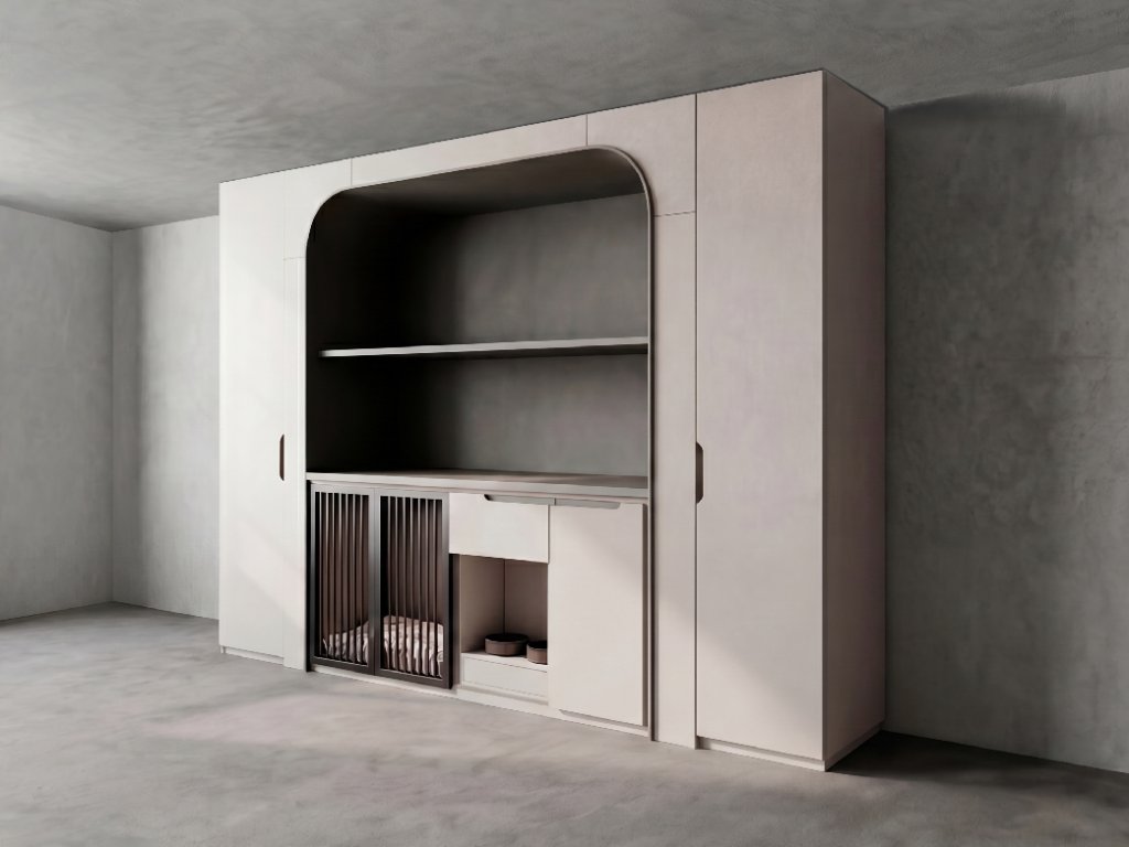 The Companion Alcove Wall gallery image 2 — HĀM Studio bespoke pet architecture