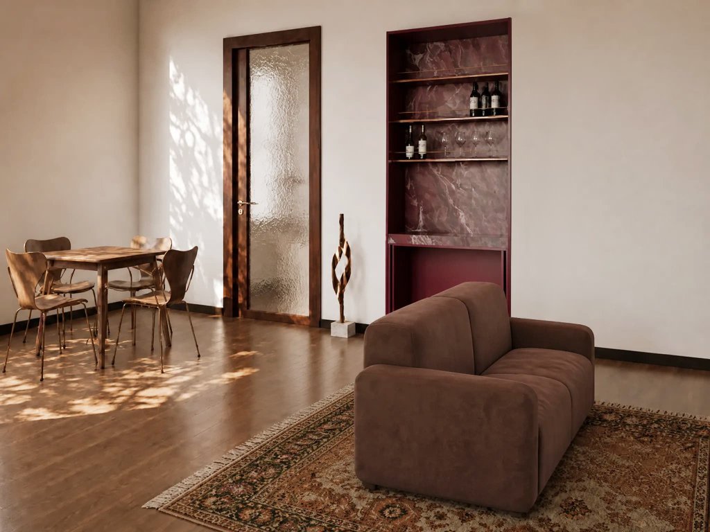 The Cellar Alcove Column gallery image 1 — HĀM Studio bespoke pet architecture