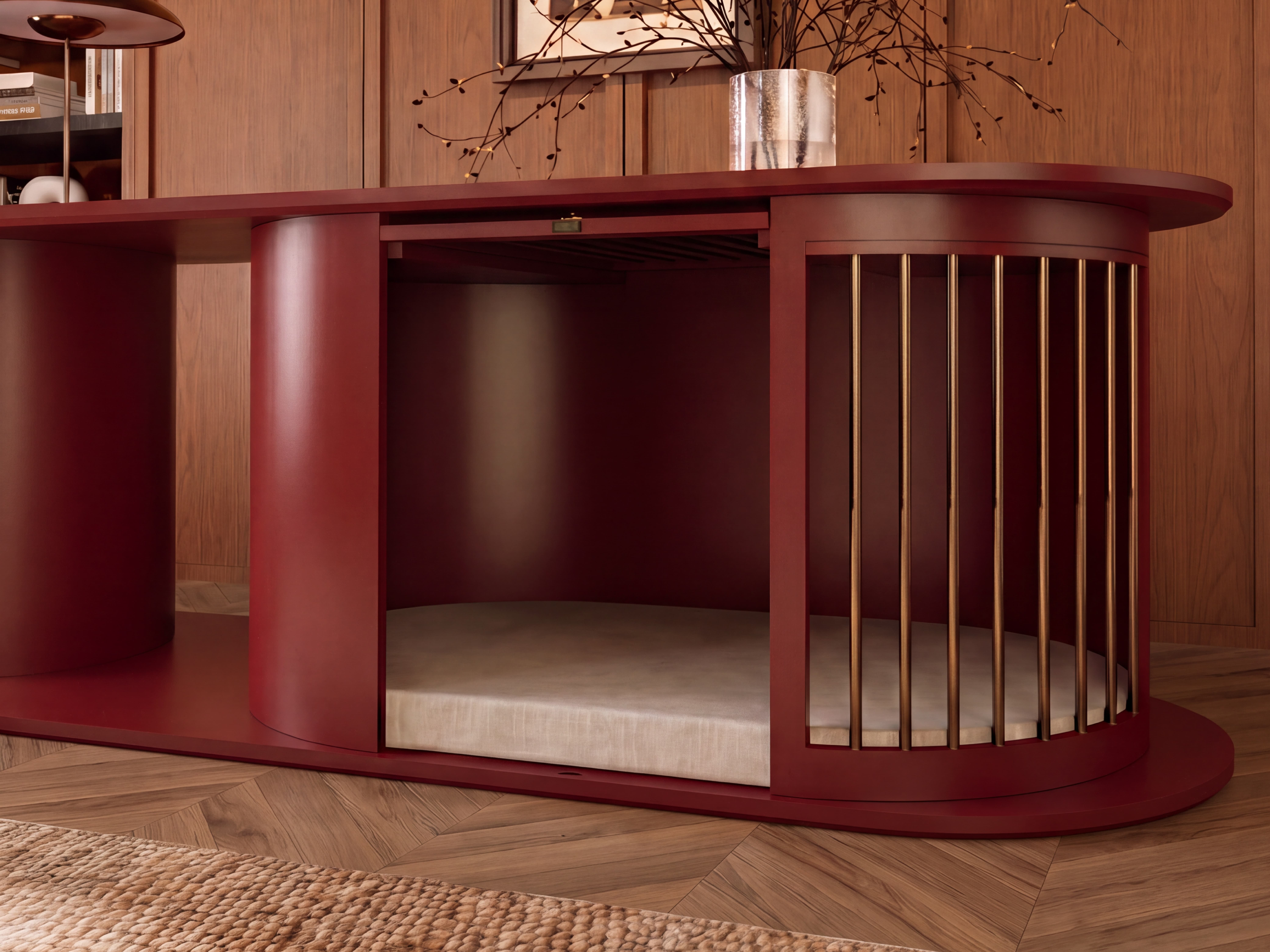 The Oval Bar Sanctuary gallery image 2 — HĀM Studio bespoke pet architecture