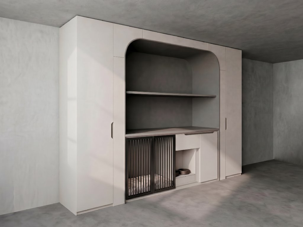 The Companion Alcove Wall gallery image 1 — HĀM Studio bespoke pet architecture
