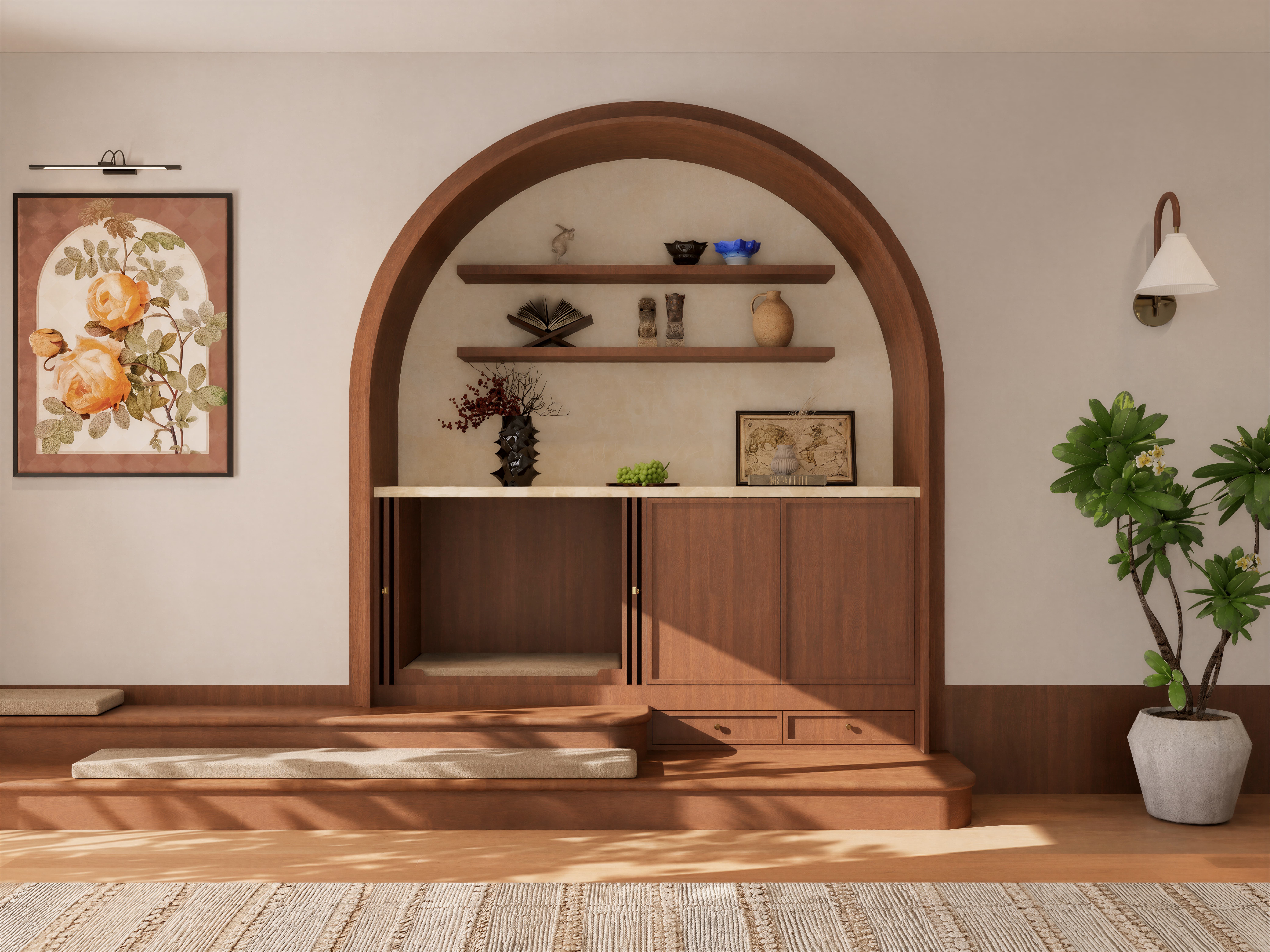 The Arched Alcove Sanctuary — bespoke sanctuary pet architecture by HĀM Studio