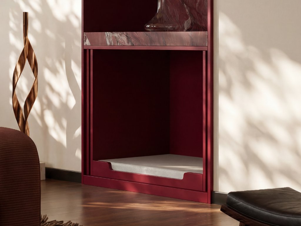 The Cellar Alcove Column gallery image 2 — HĀM Studio bespoke pet architecture