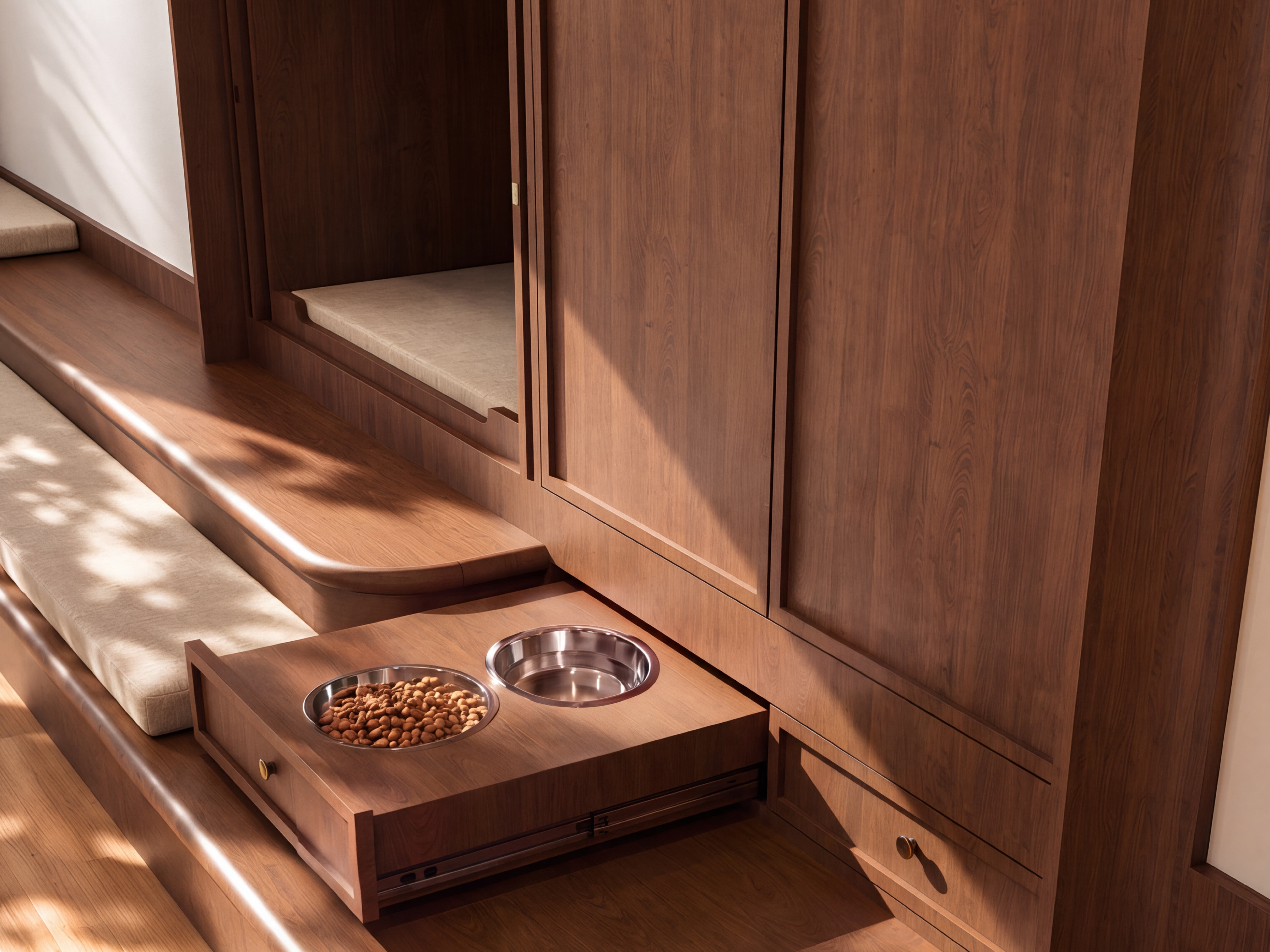 The Arched Alcove Sanctuary gallery image 2 — HĀM Studio bespoke pet architecture
