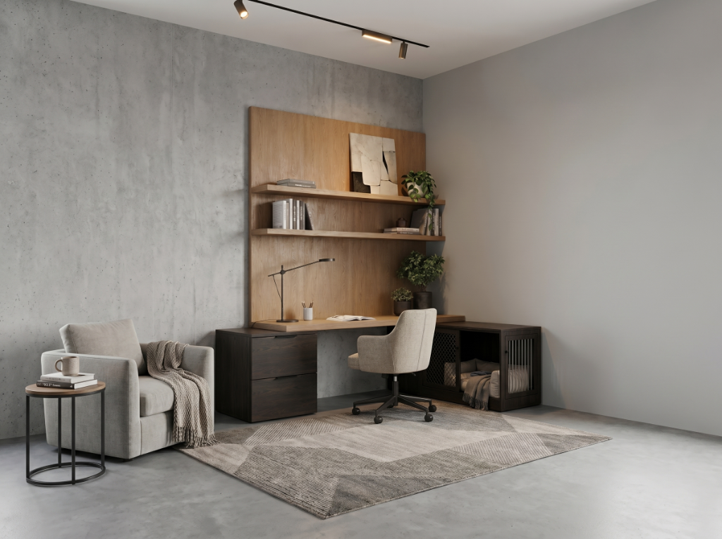 The Companion Work Desk gallery image 1 — HĀM Studio bespoke pet architecture