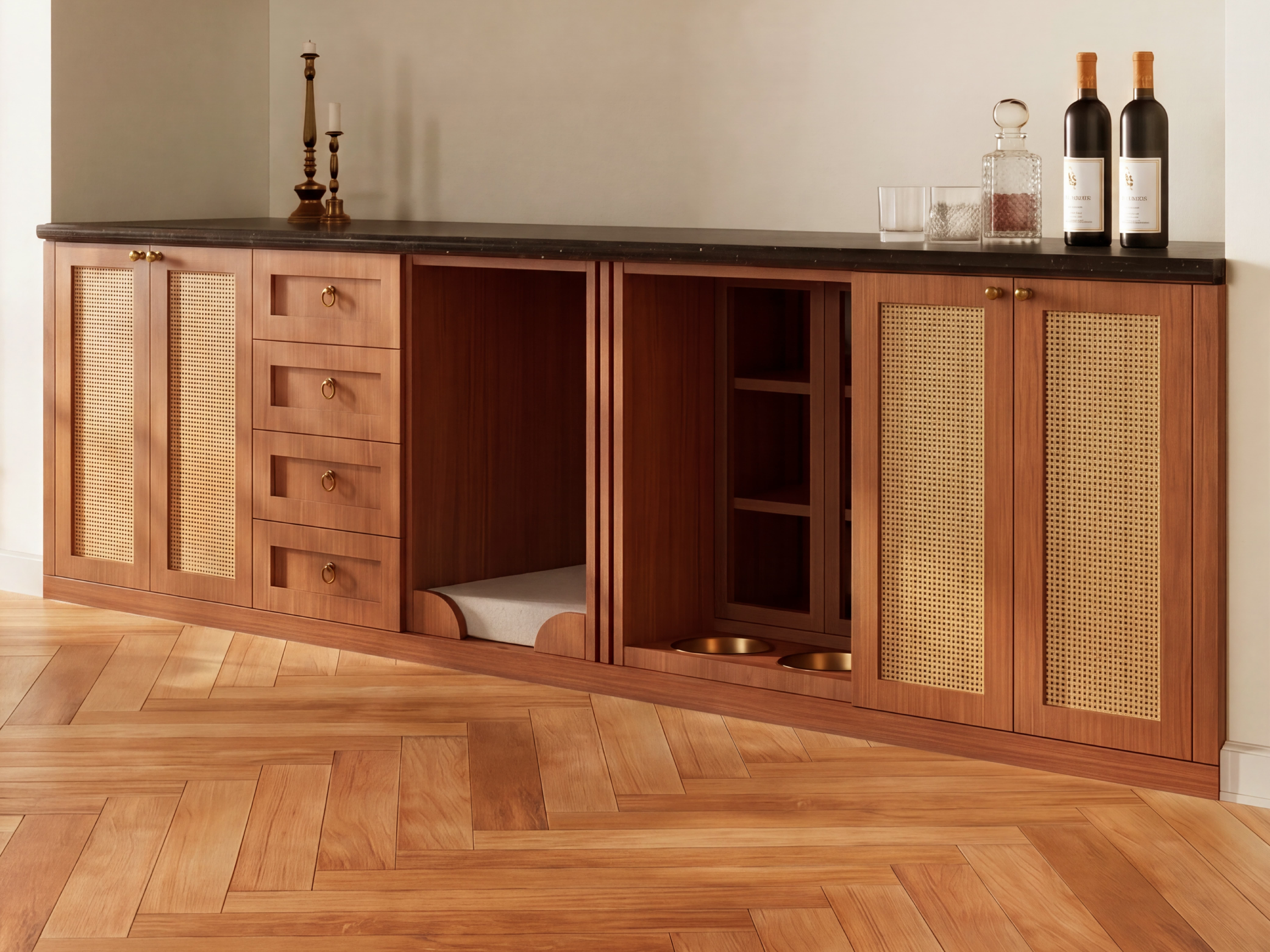 The Dining Room Companion Run gallery image 1 — HĀM Studio bespoke pet architecture