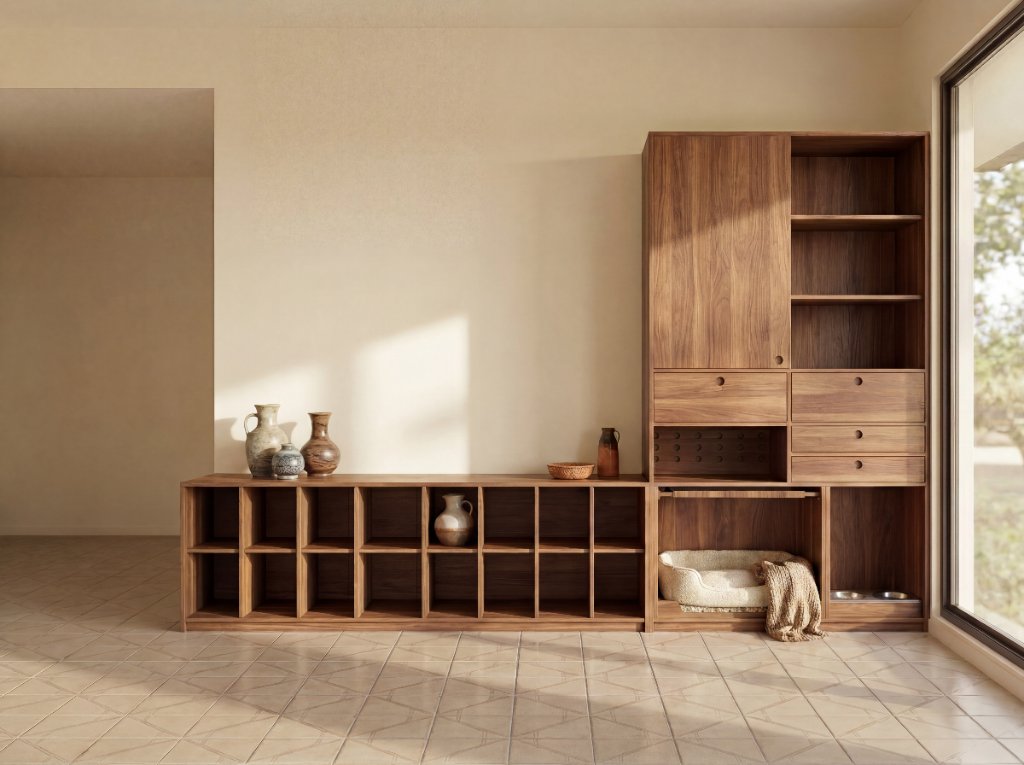 The Companion Wall System gallery image 1 — HĀM Studio bespoke pet architecture