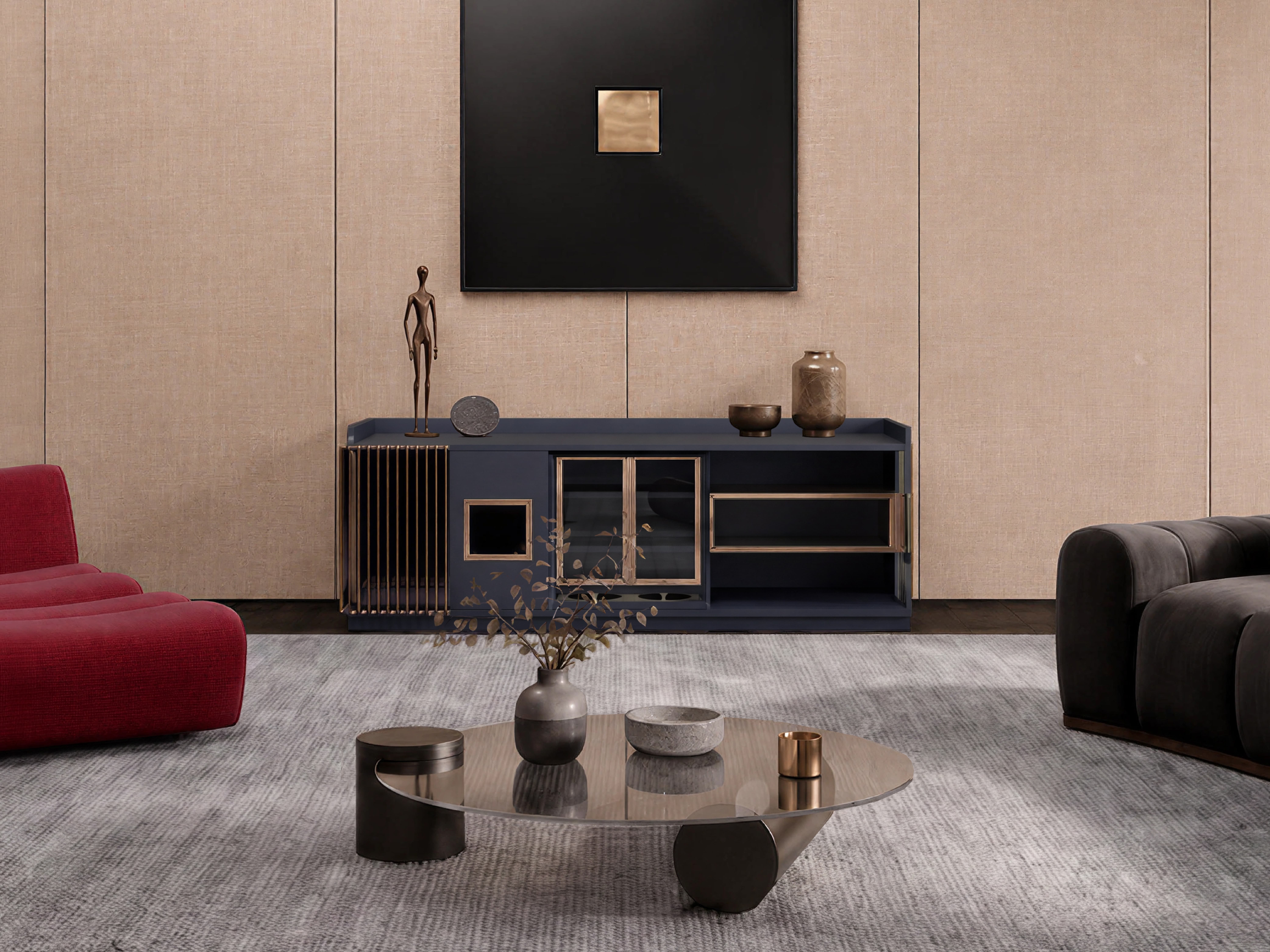 The Media Console Suite — bespoke suite pet architecture by HĀM Studio