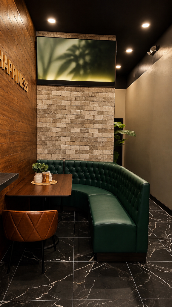The Colony restroom design