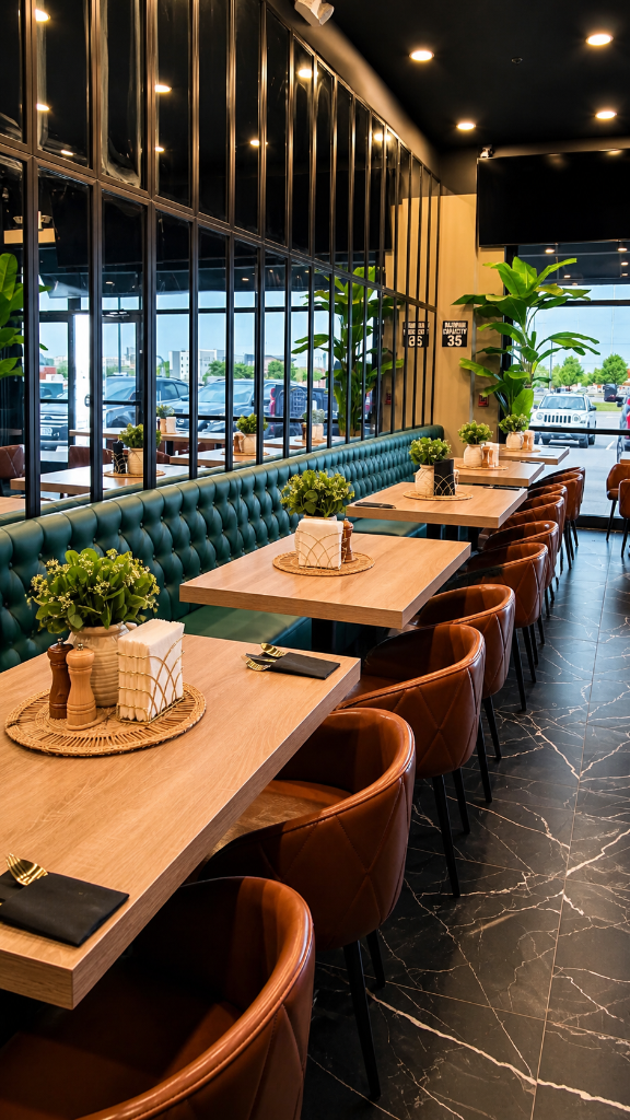 The Colony window seating