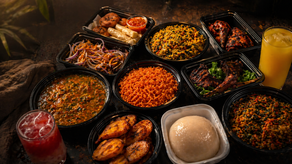 Jollof Haus signature African cuisine